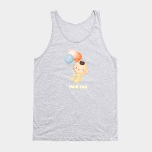 Twin newborn boy two Tank Top